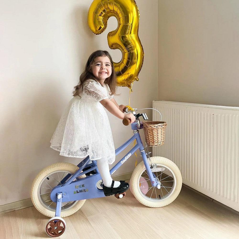 JOYSTAR Fantasy Girls Bike with Training Wheels & Basket