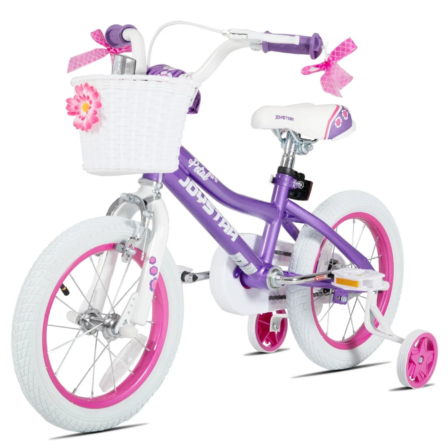 JOYSTAR Petal Girls Bike for Toddlers & Kids with Training Wheels