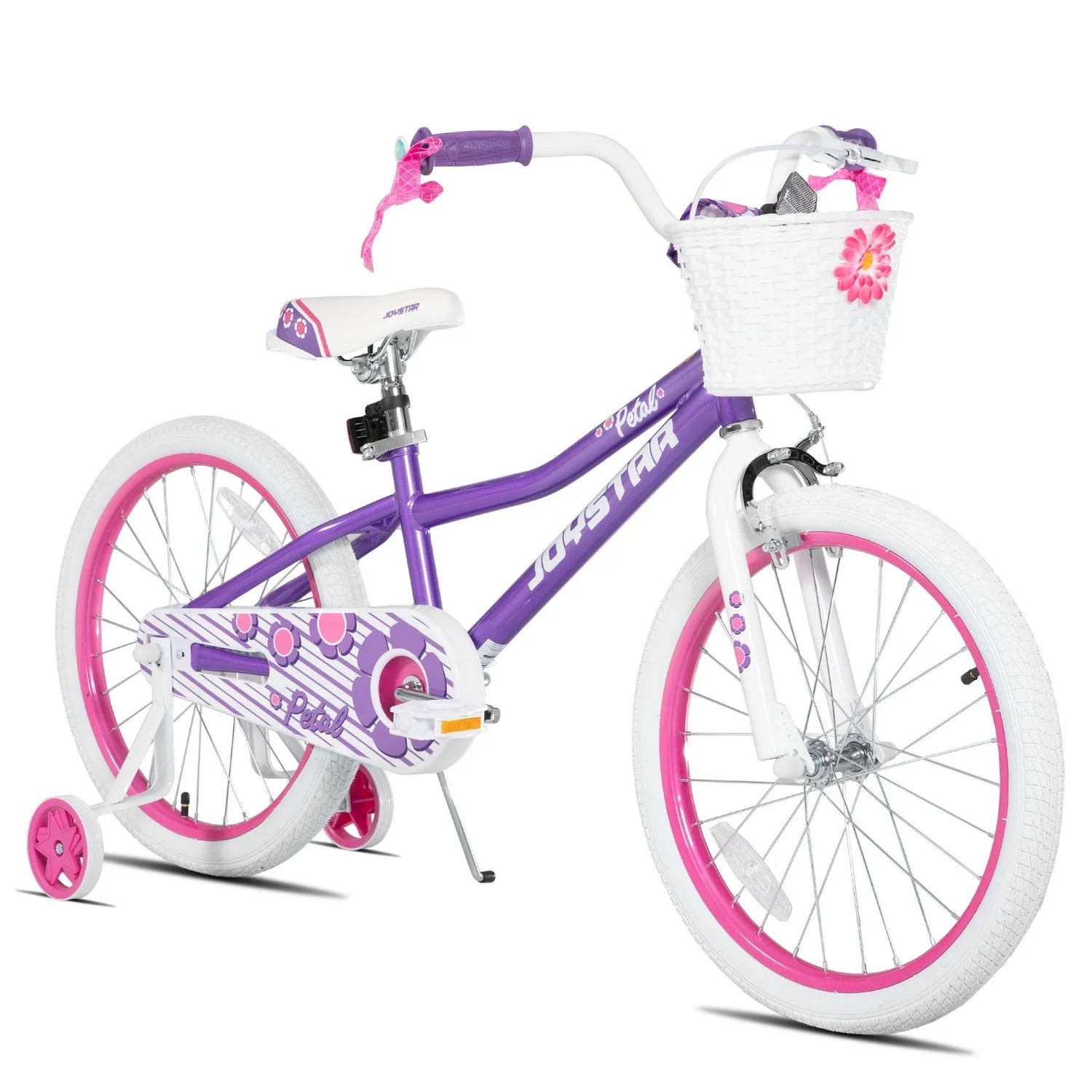 JOYSTAR Petal Girls Bike for Toddlers & Kids with Training Wheels