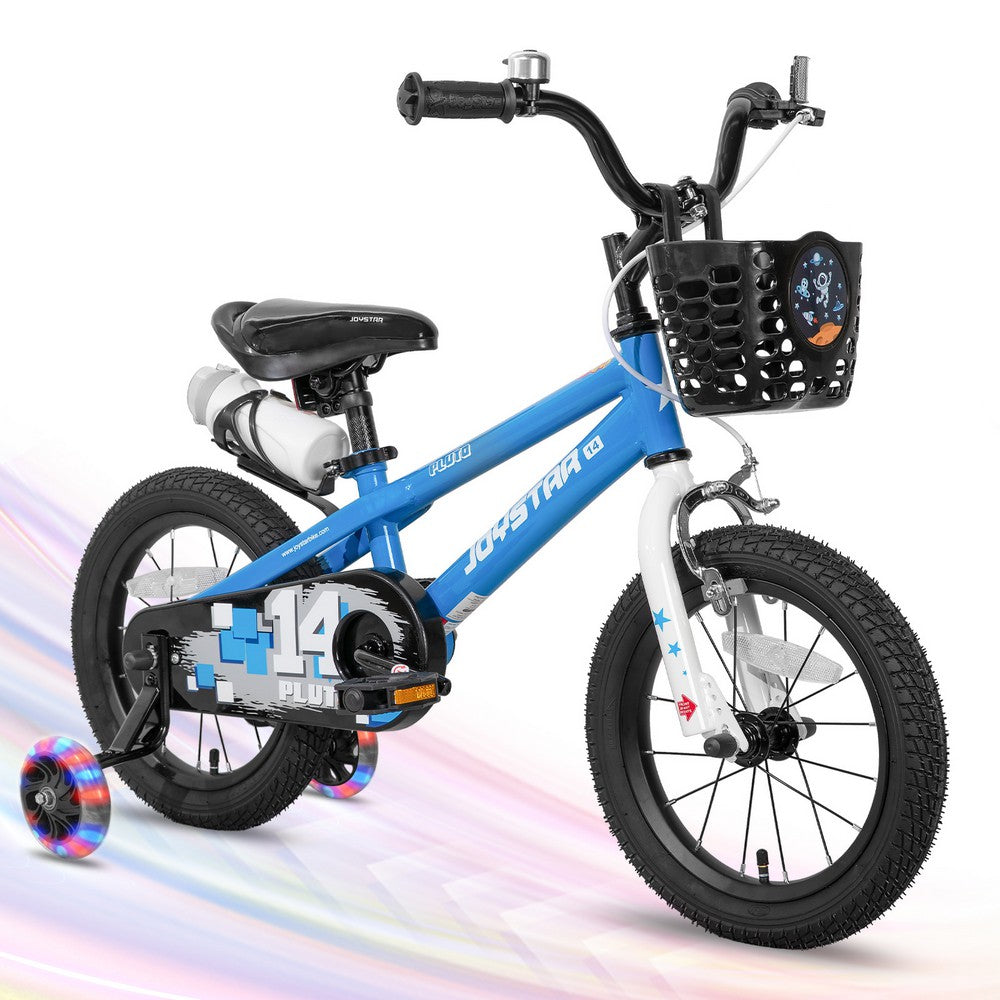 JOYSTAR Pluto 2.0 Kids Bike with Flash Training Wheels