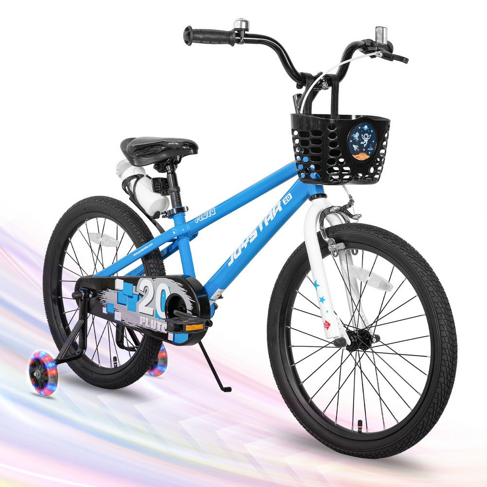 JOYSTAR Pluto 2.0 Kids Bike with Flash Training Wheels