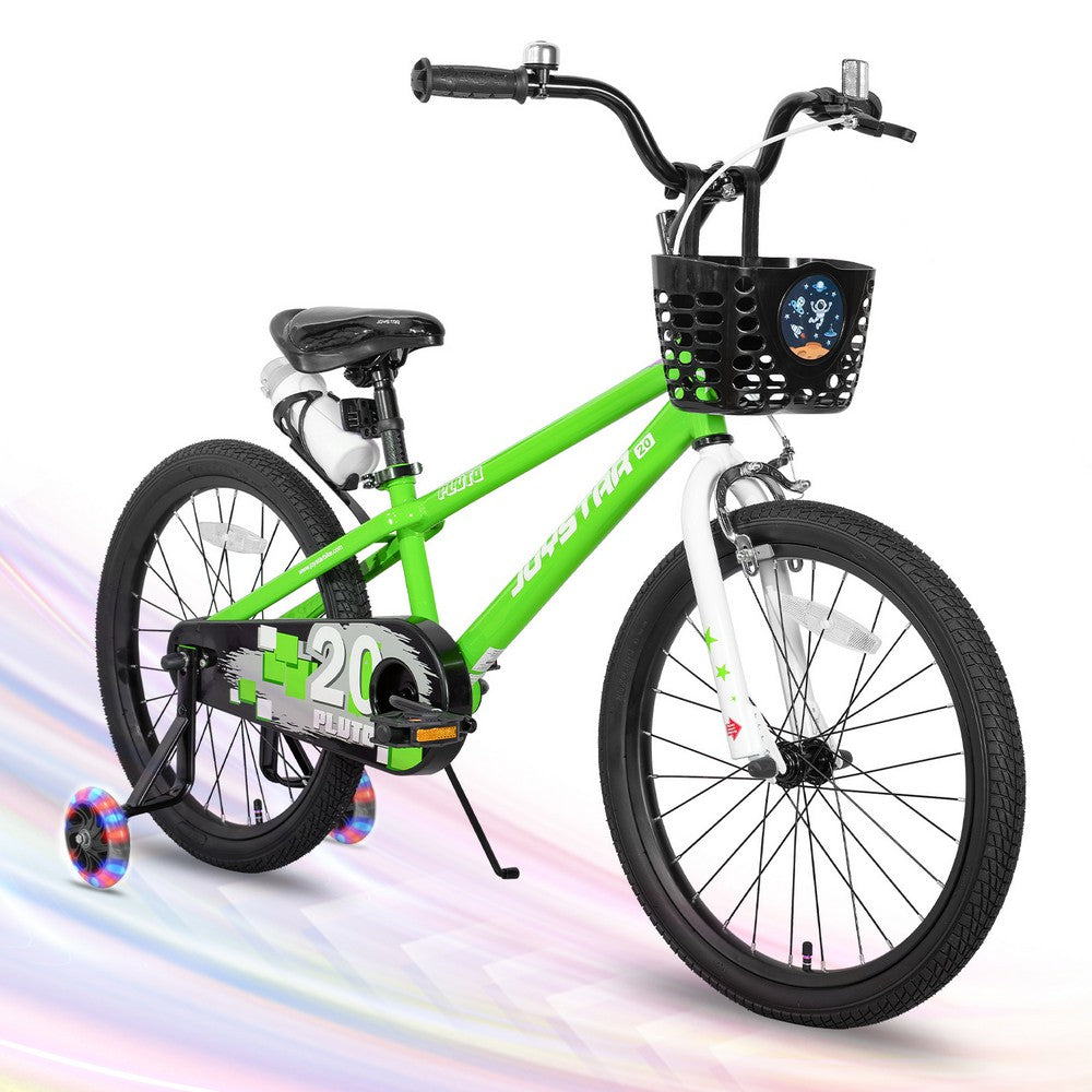 JOYSTAR Pluto 2.0 Kids Bike with Flash Training Wheels