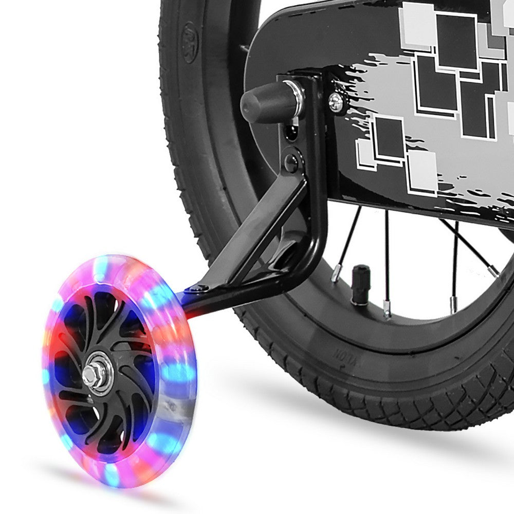 JOYSTAR Pluto 2.0 Kids Bike with Flash Training Wheels
