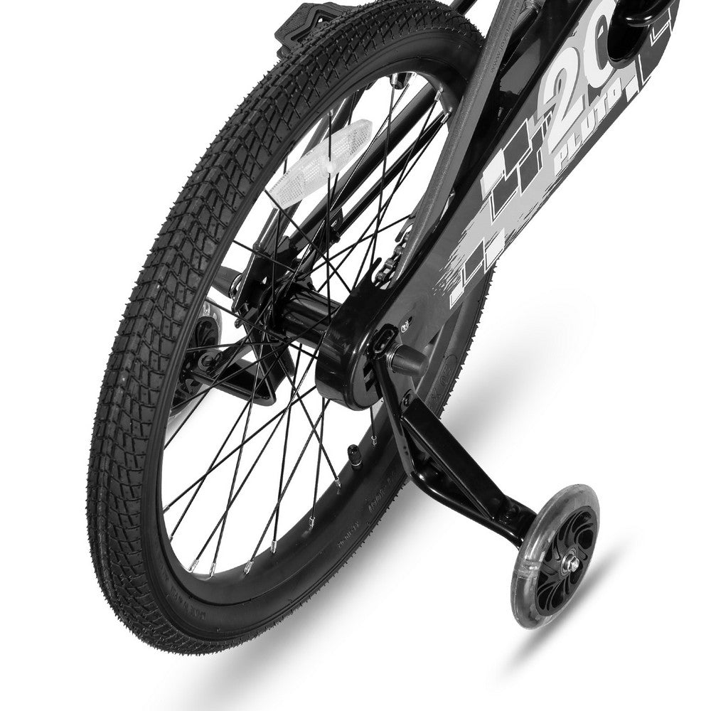 JOYSTAR Pluto 2.0 Kids Bike with Flash Training Wheels