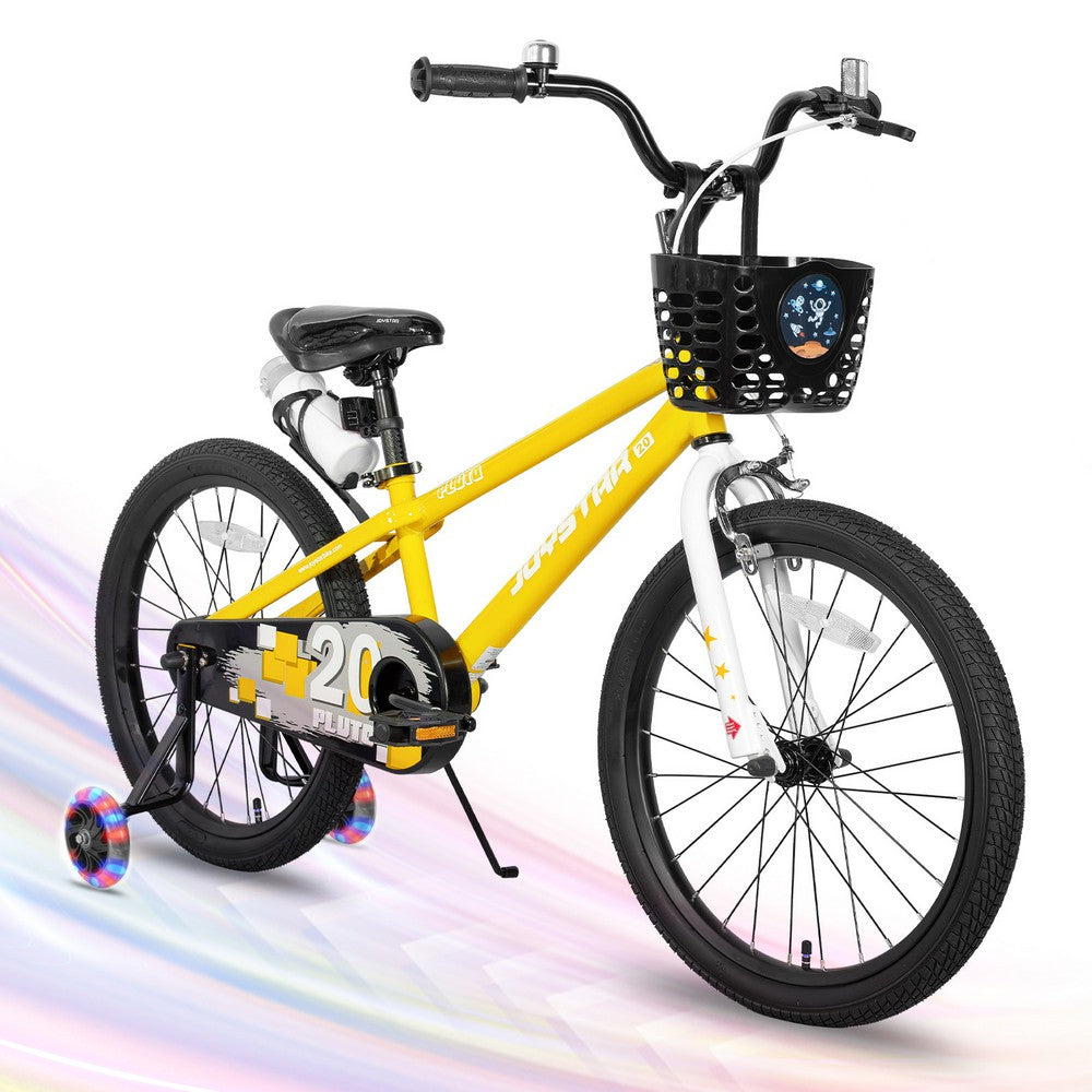 JOYSTAR Pluto 2.0 Kids Bike with Flash Training Wheels