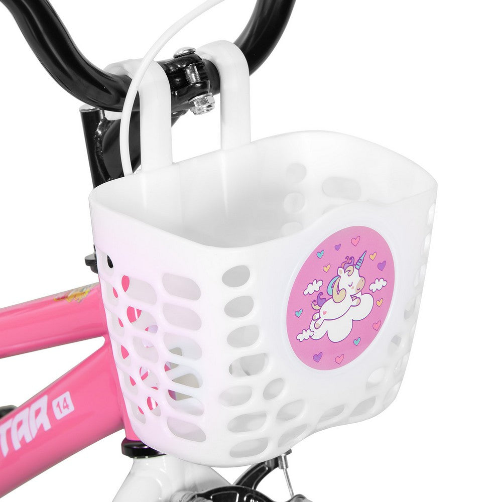 JOYSTAR Pluto 2.0 Kids Bike with Flash Training Wheels