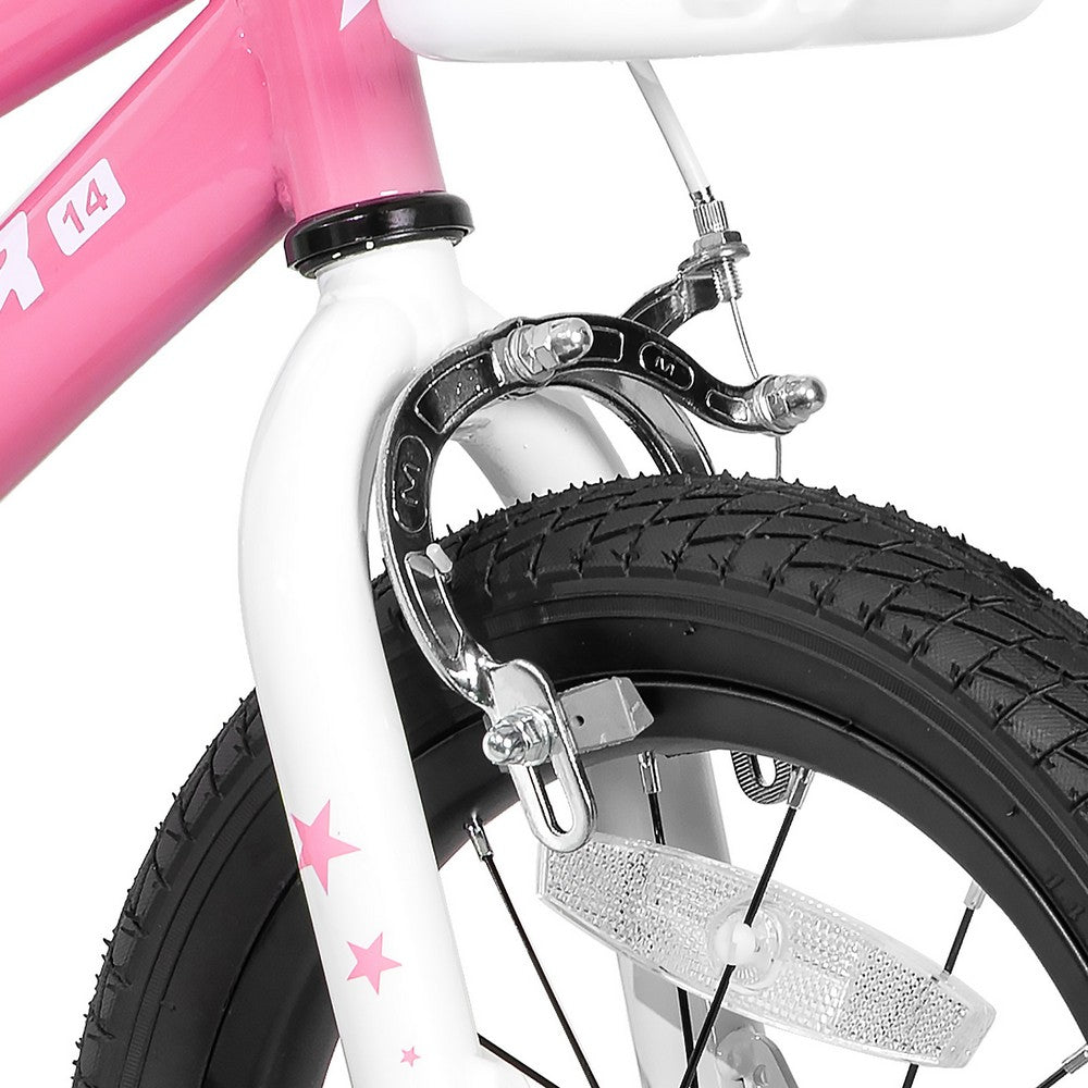 JOYSTAR Pluto 2.0 Kids Bike with Flash Training Wheels