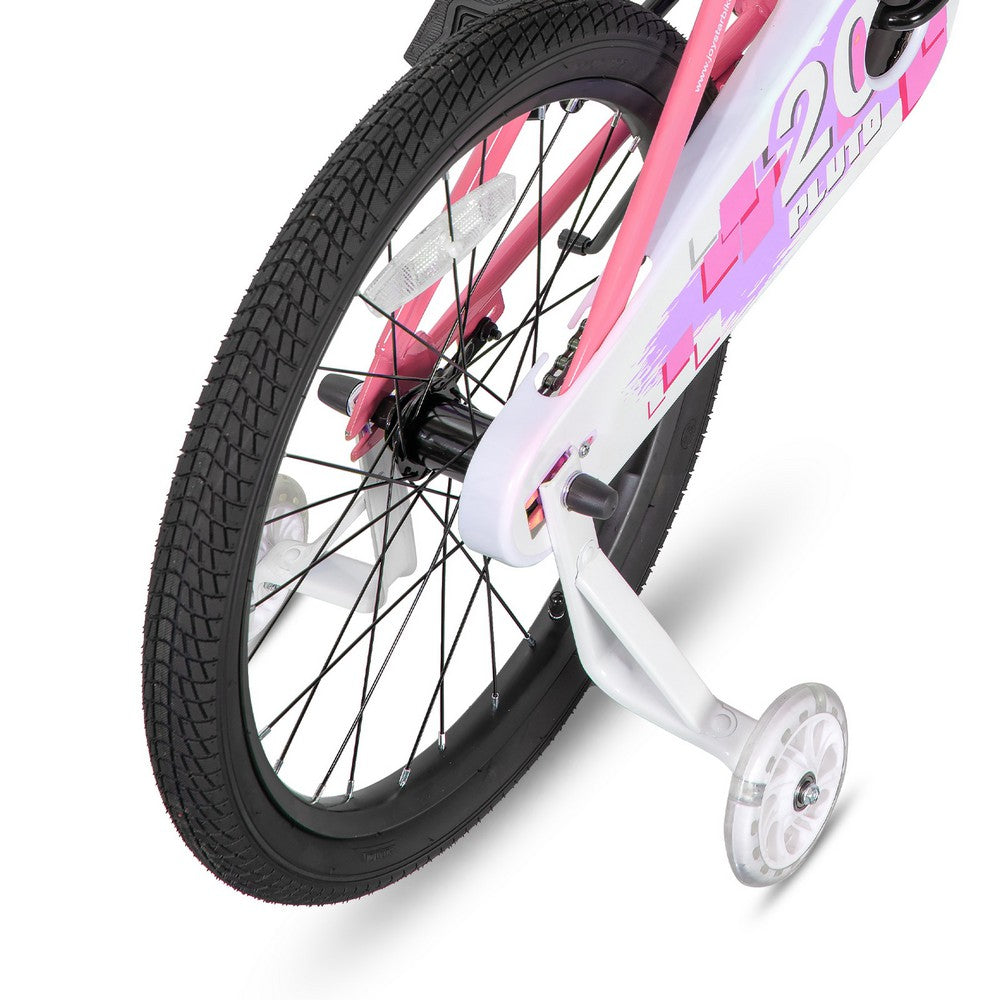 JOYSTAR Pluto 2.0 Kids Bike with Flash Training Wheels