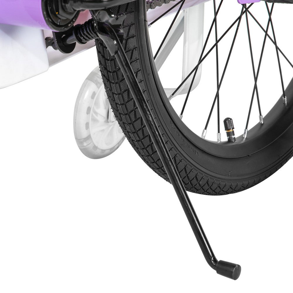 JOYSTAR Pluto 2.0 Kids Bike with Flash Training Wheels