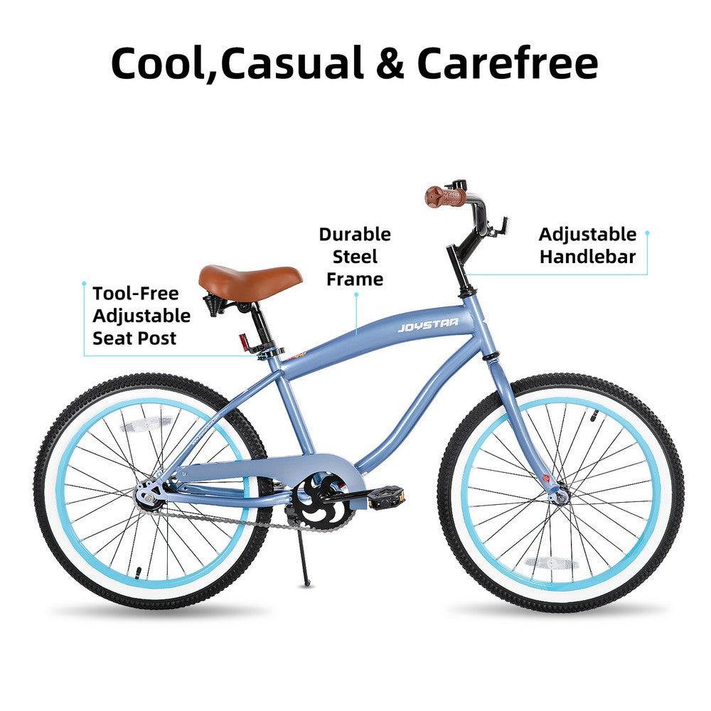 JOYSTAR 20 24 26 Inch Beach Cruiser Bike