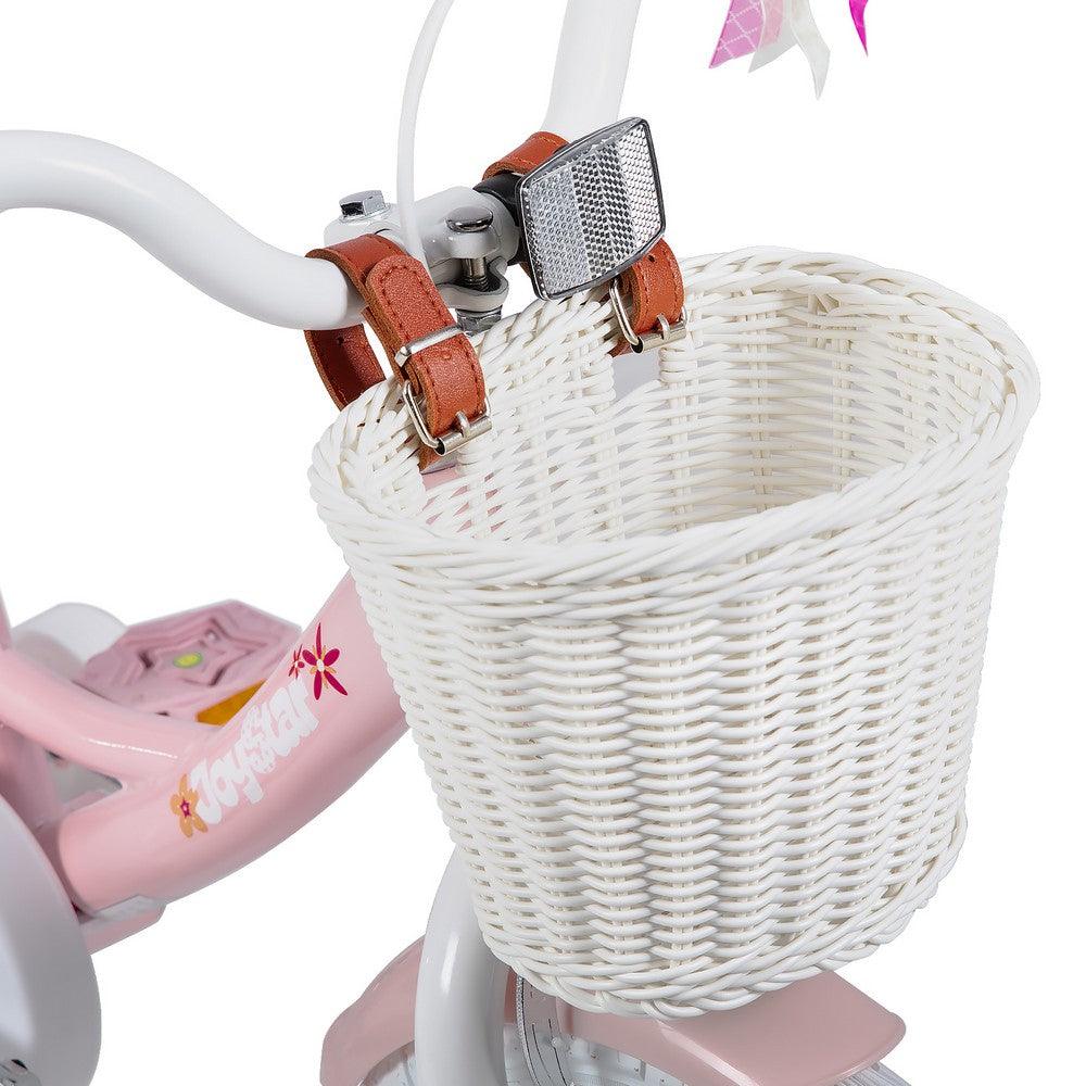 JOYSTAR Unicorn Girls Bike with Doll Carrier