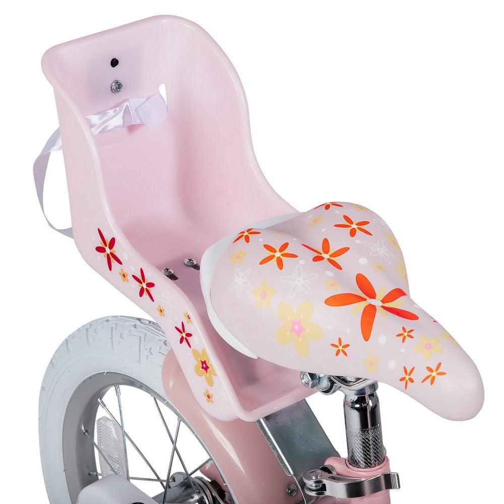 JOYSTAR Unicorn Girls Bike with Doll Carrier