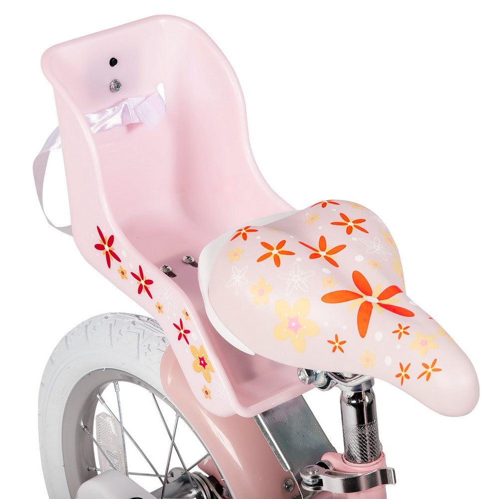 JOYSTAR Unicorn Girls Bike with Doll Carrier
