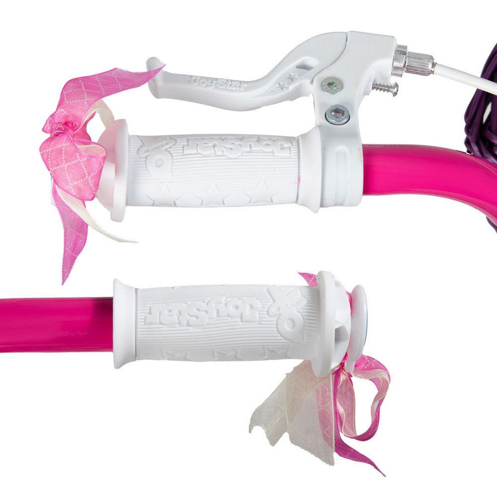JOYSTAR Unicorn Girls Bike with Doll Carrier