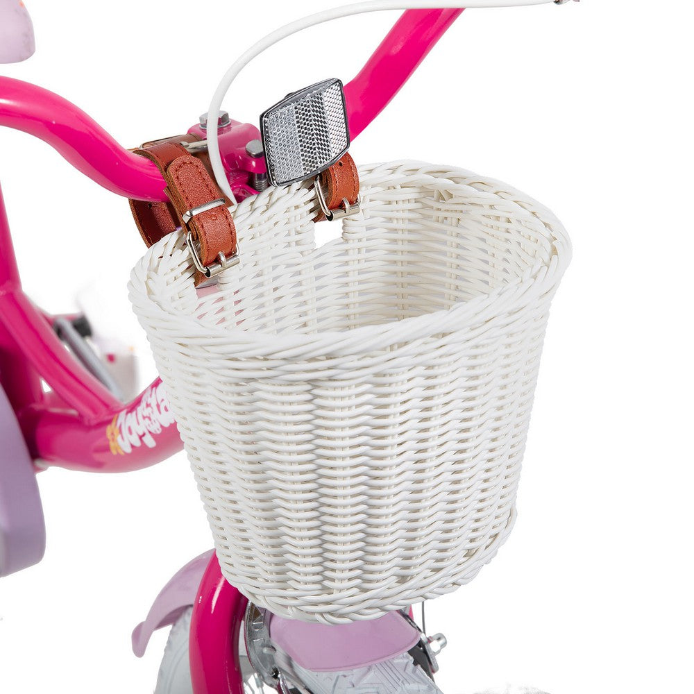 JOYSTAR Unicorn Girls Bike with Doll Carrier