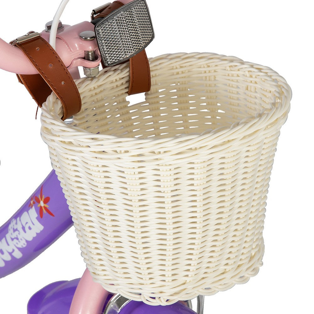 JOYSTAR Unicorn Girls Bike with Doll Carrier