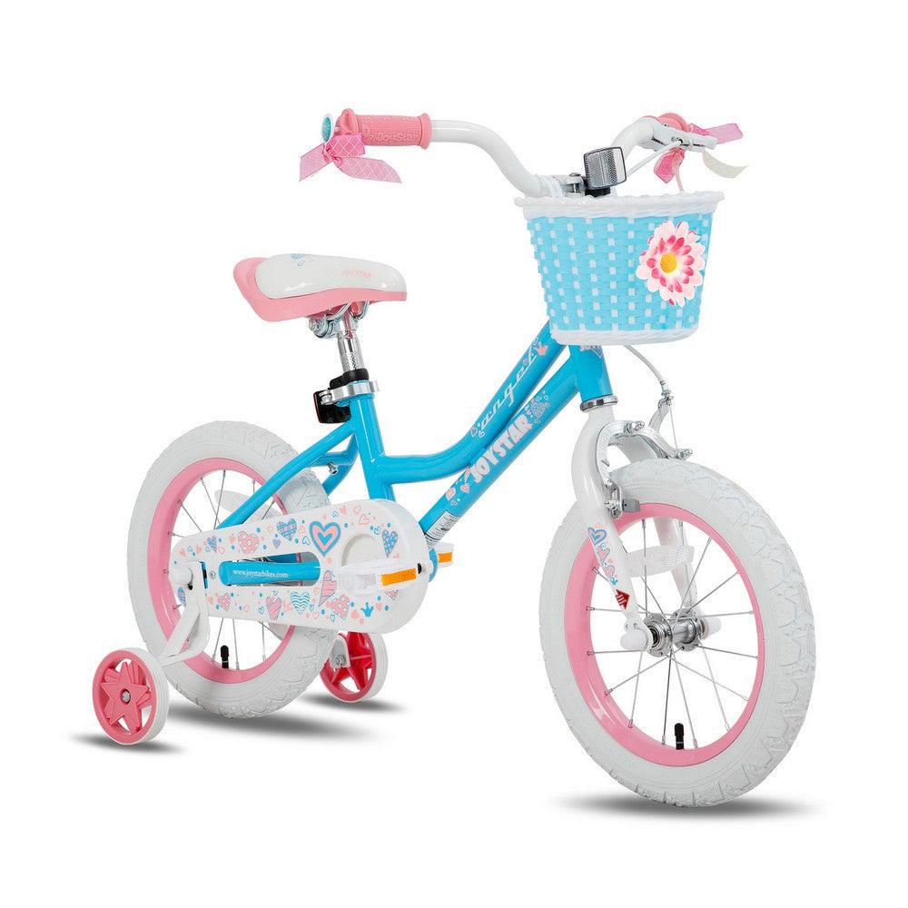 JOYSTAR Angel Girls Bike with Training Wheels & Basket