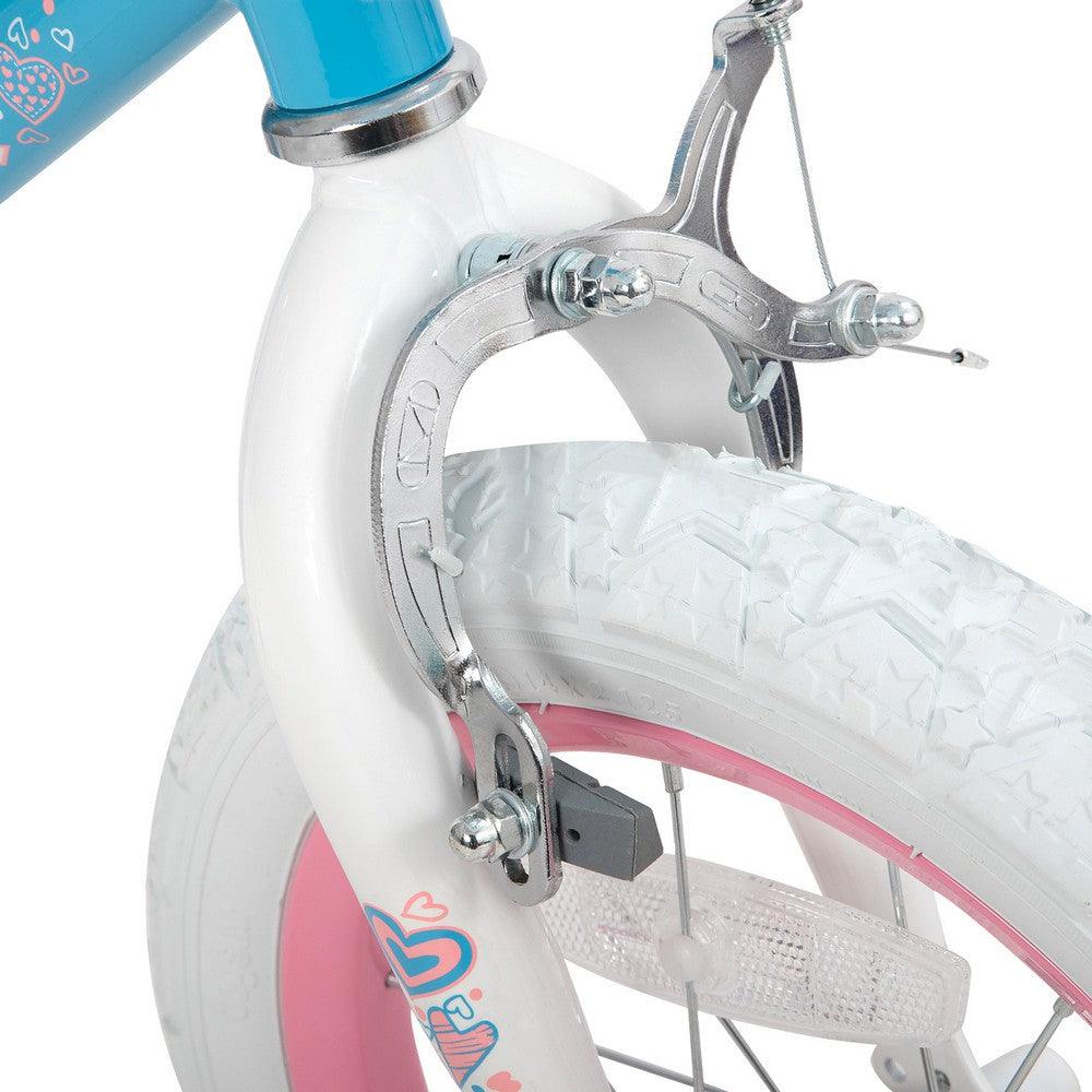 JOYSTAR Angel Girls Bike with Training Wheels & Basket