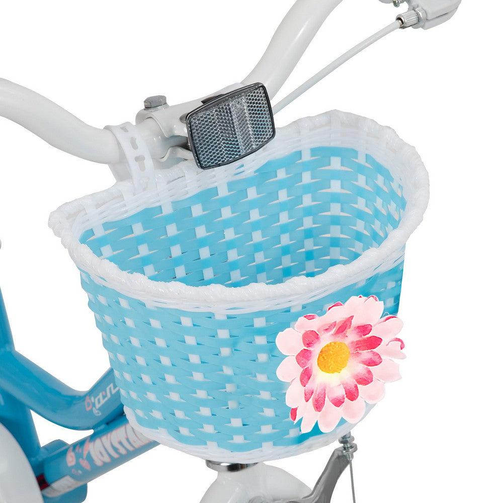 JOYSTAR Angel Girls Bike with Training Wheels & Basket