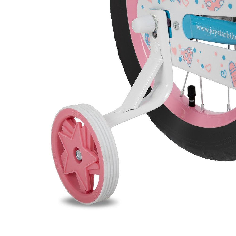 JOYSTAR Angel Girls Bike with Training Wheels & Basket
