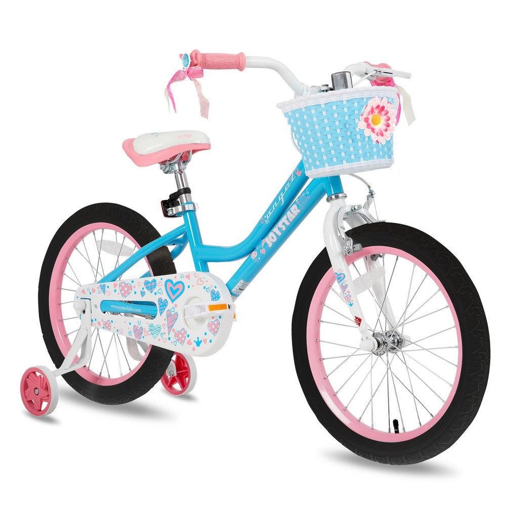 JOYSTAR Angel Girls Bike with Training Wheels & Basket