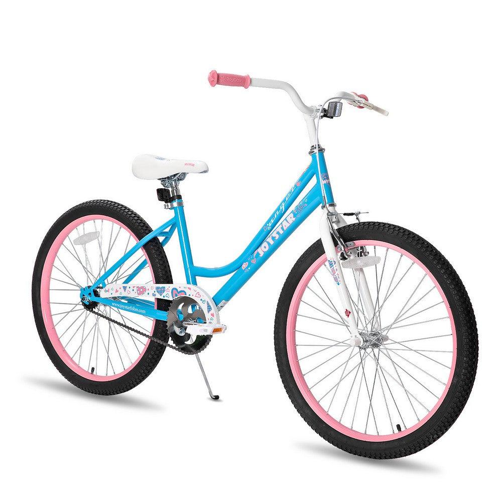 JOYSTAR Angel Girls Bike with Training Wheels & Basket