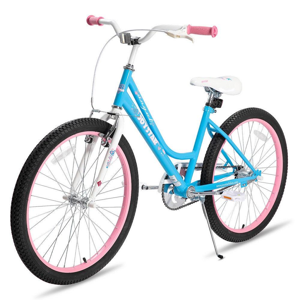 JOYSTAR Angel Girls Bike with Training Wheels & Basket