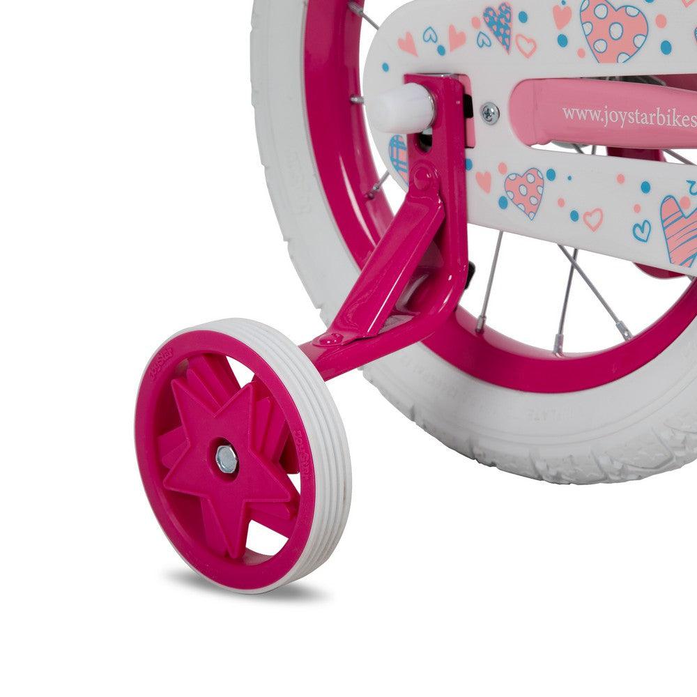 JOYSTAR Angel Girls Bike with Training Wheels & Basket