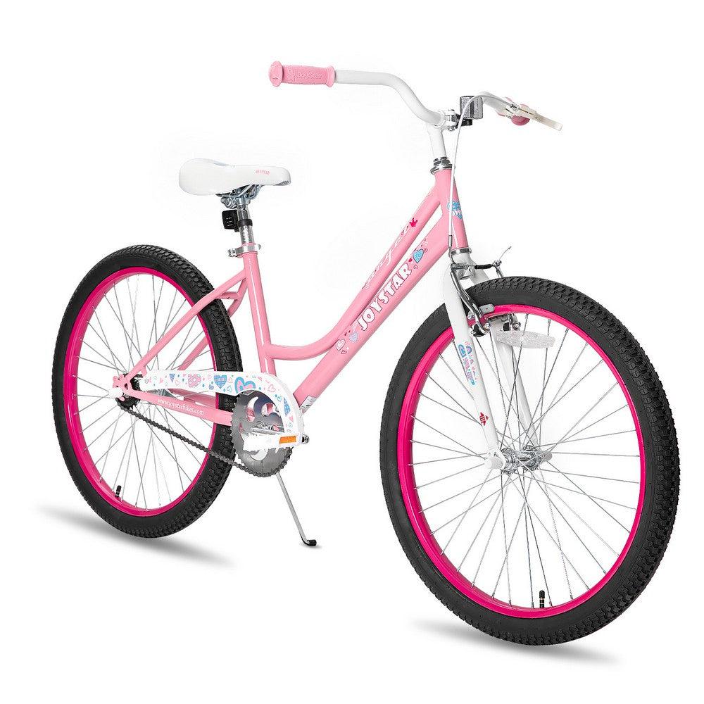 JOYSTAR Angel Girls Bike with Training Wheels & Basket