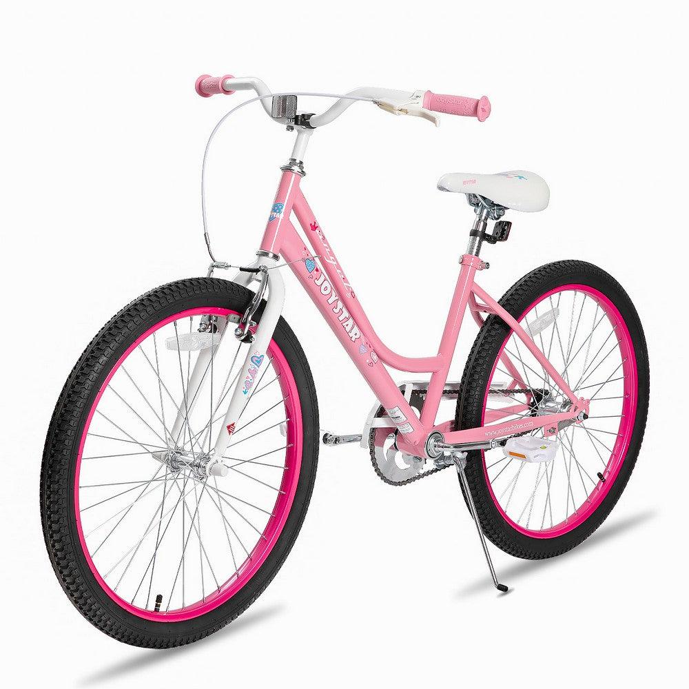 JOYSTAR Angel Girls Bike with Training Wheels & Basket