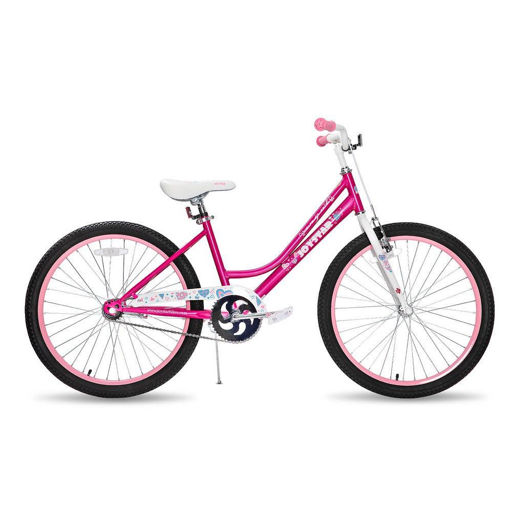JOYSTAR Angel Girls Bike with Training Wheels & Basket