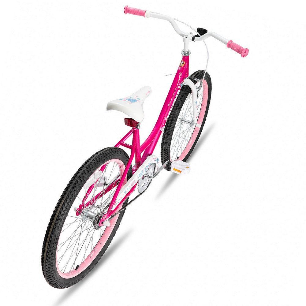JOYSTAR Angel Girls Bike with Training Wheels & Basket