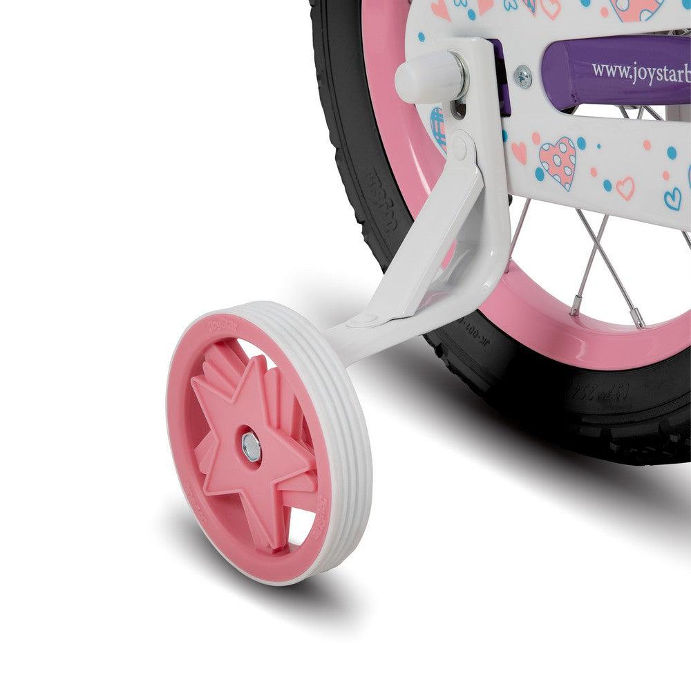 JOYSTAR Angel Girls Bike with Training Wheels & Basket