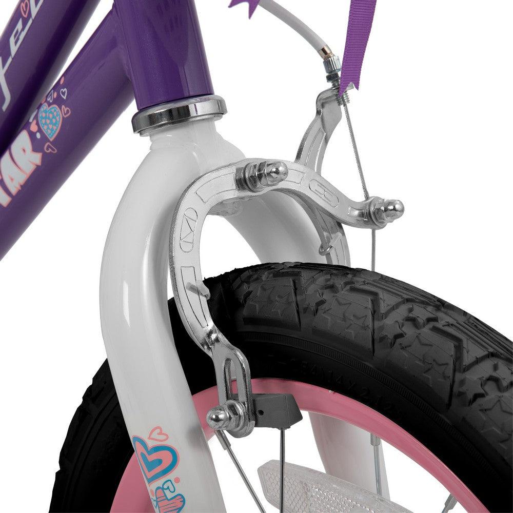 JOYSTAR Angel Girls Bike with Training Wheels & Basket