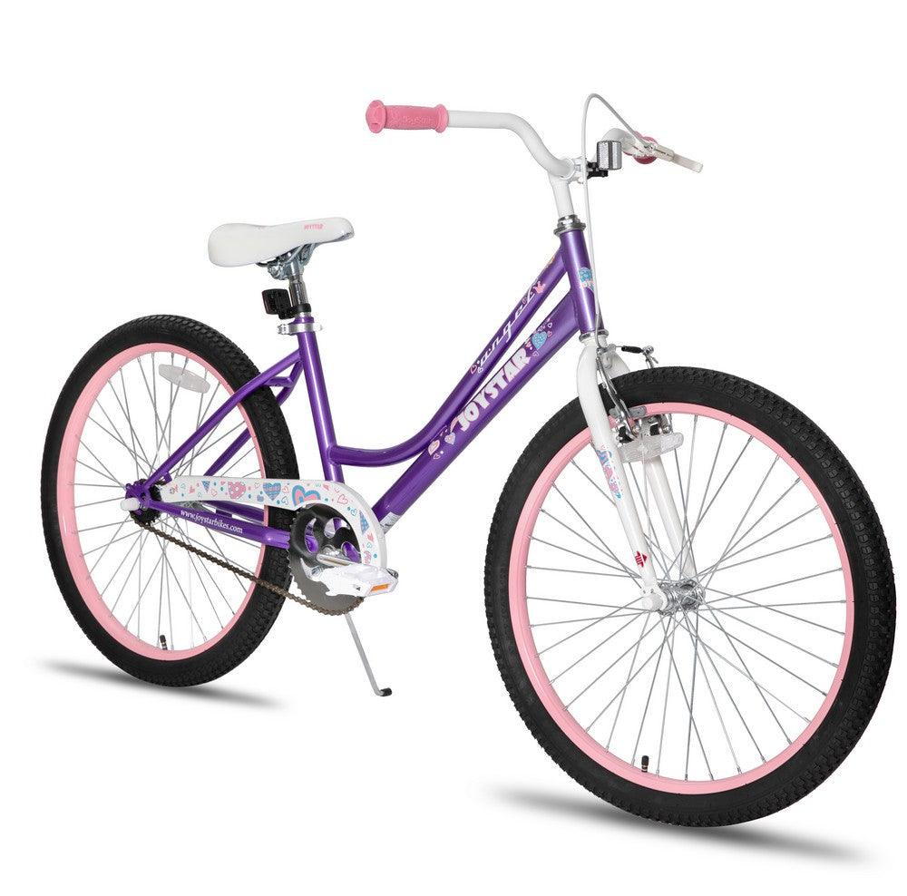 JOYSTAR Angel Girls Bike with Training Wheels & Basket