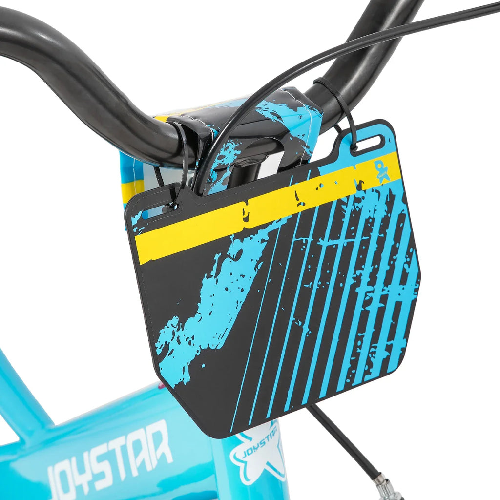 JOYSTAR Little Rock Kids Bike for Boys 2-7 Years - Bike Flag - Number Plate