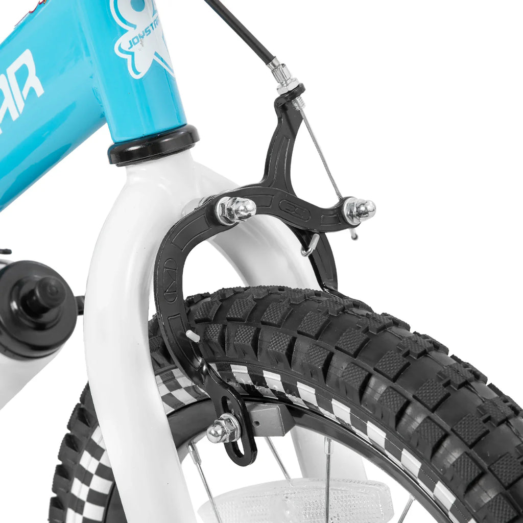JOYSTAR Little Rock Kids Bike for Boys 2-7 Years - Bike Flag - Number Plate