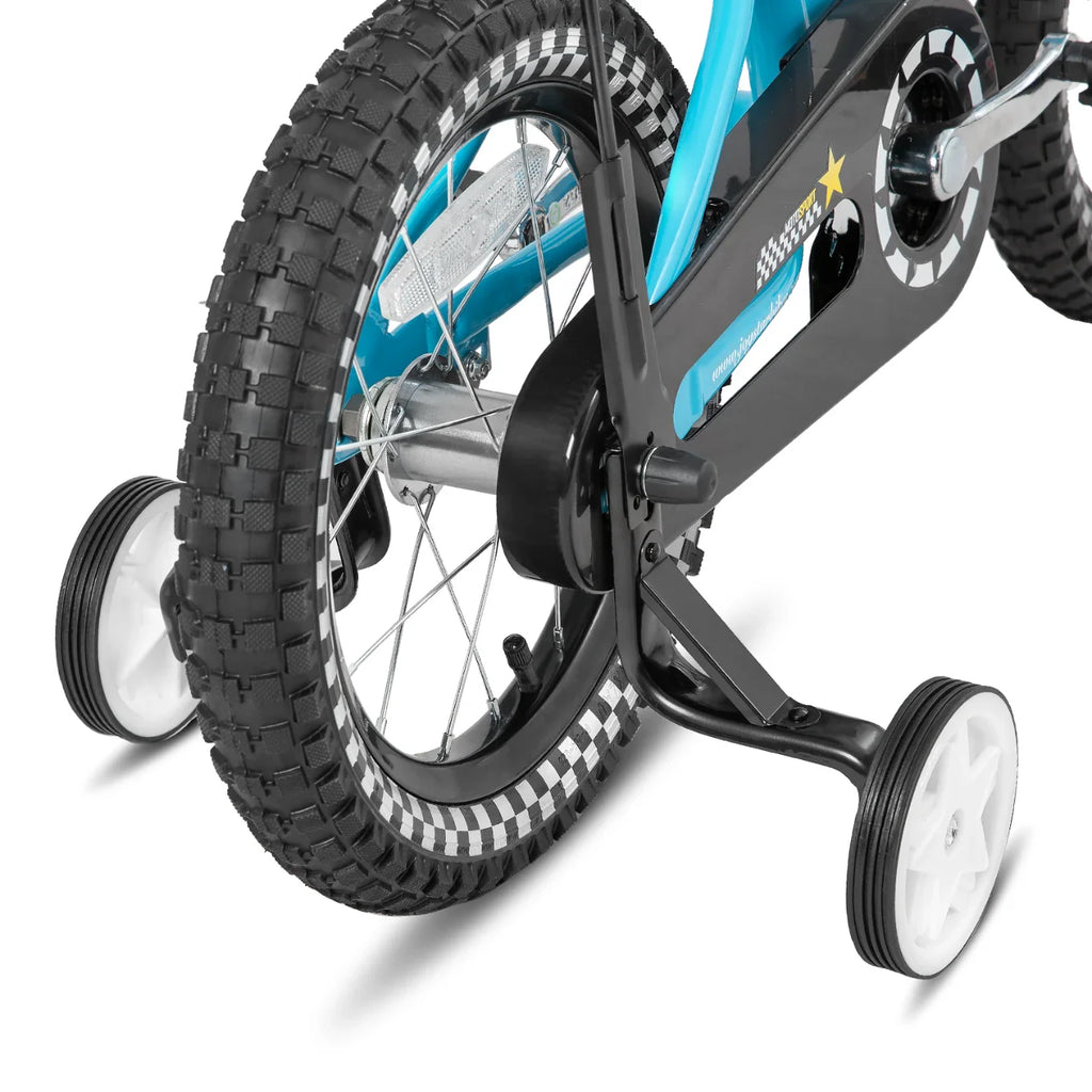 JOYSTAR Little Rock Kids Bike for Boys 2-7 Years - Bike Flag - Number Plate