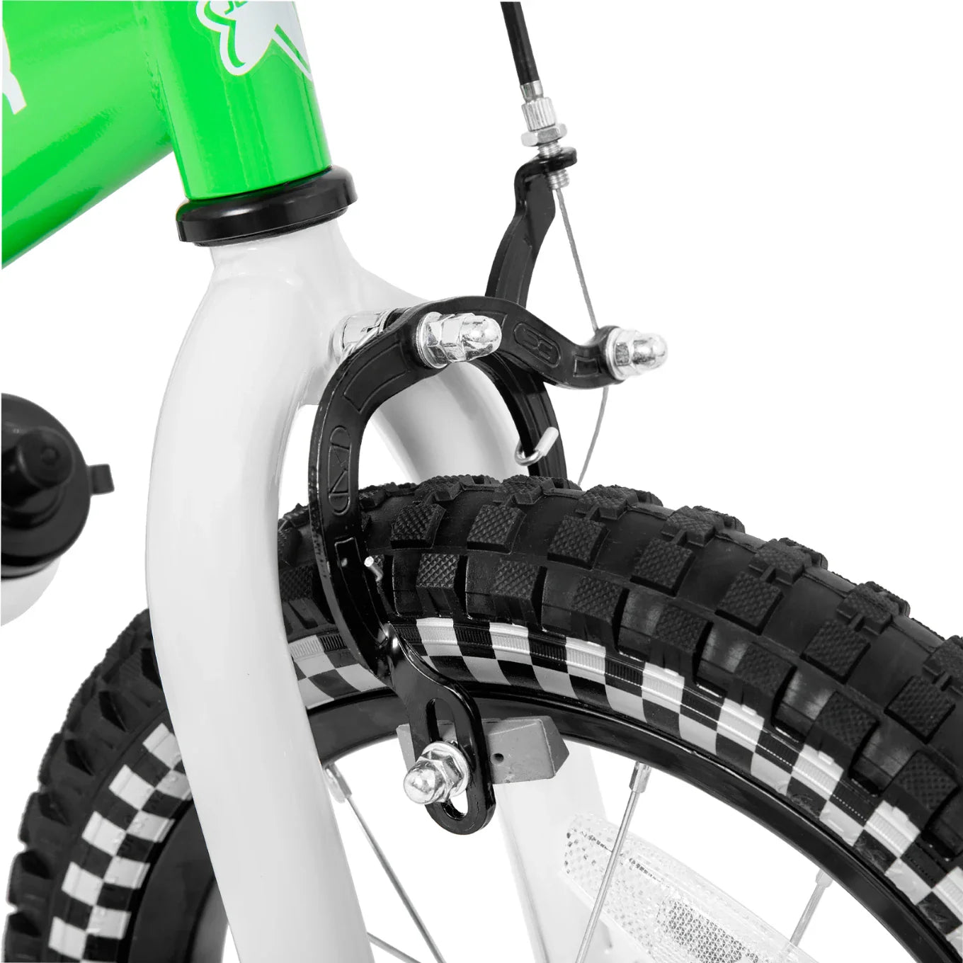 JOYSTAR Little Rock Kids Bike for Boys 2-7 Years - Bike Flag - Number Plate