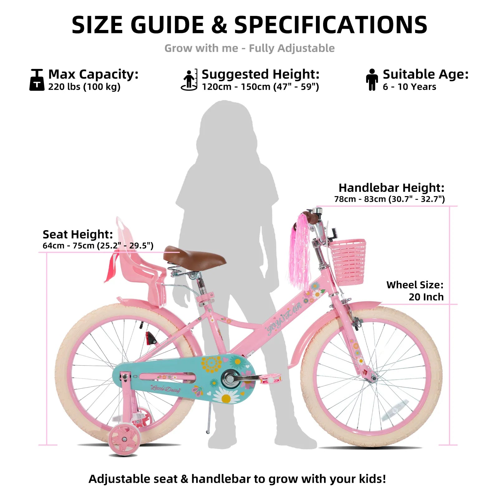 JOYSTAR Little Daisy Girls Bike