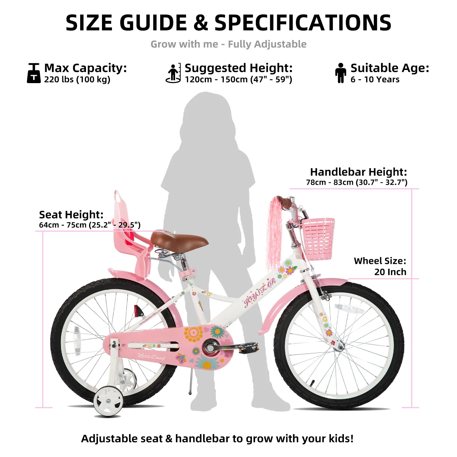 JOYSTAR Little Daisy Girls Bike