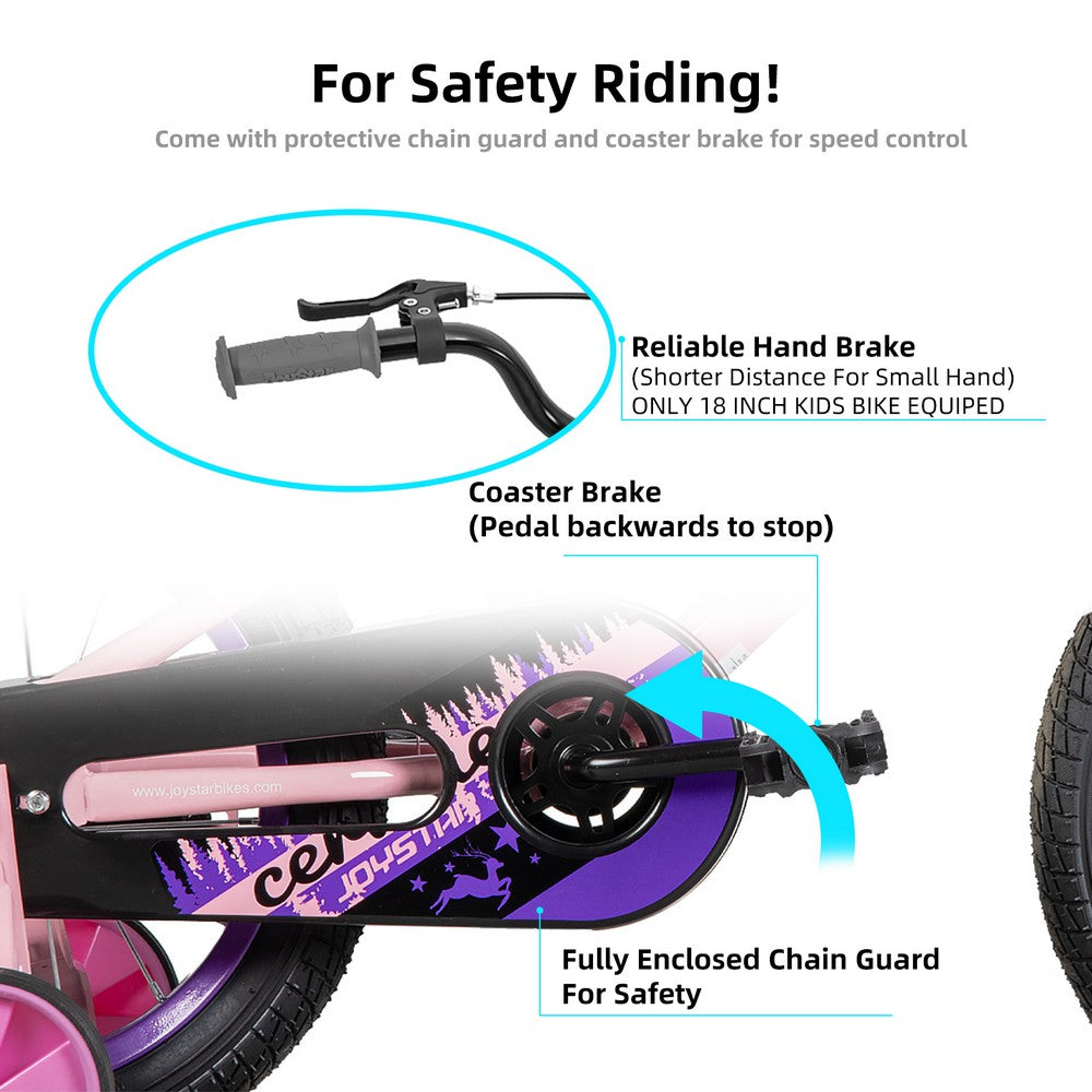 JOYSTAR Cervine Kids Bike 10-16 Inch for 2-7 Years