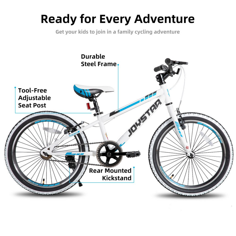 JOYSTAR Lubbock 20" 24" Kids Mountain Bike Single Speed/7-Speed Bicycle