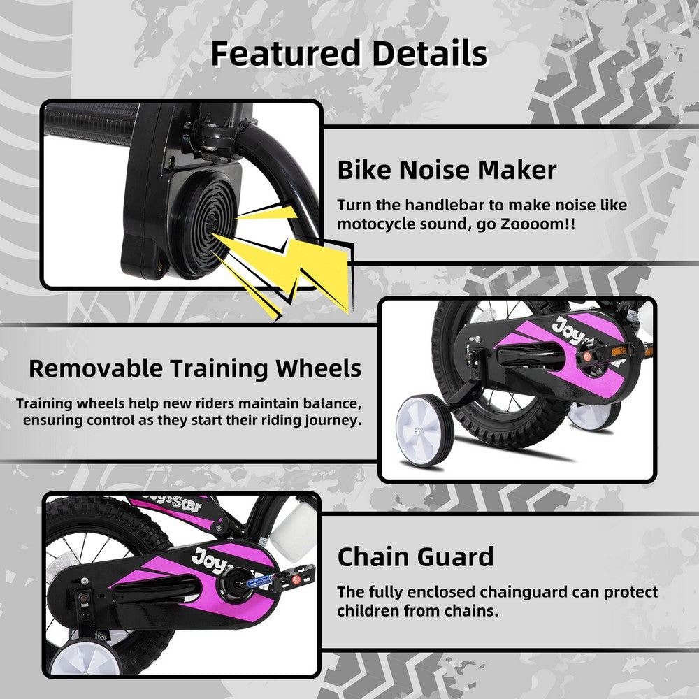 JOYSTAR Motocross Style Kids Bike for Boys Girls