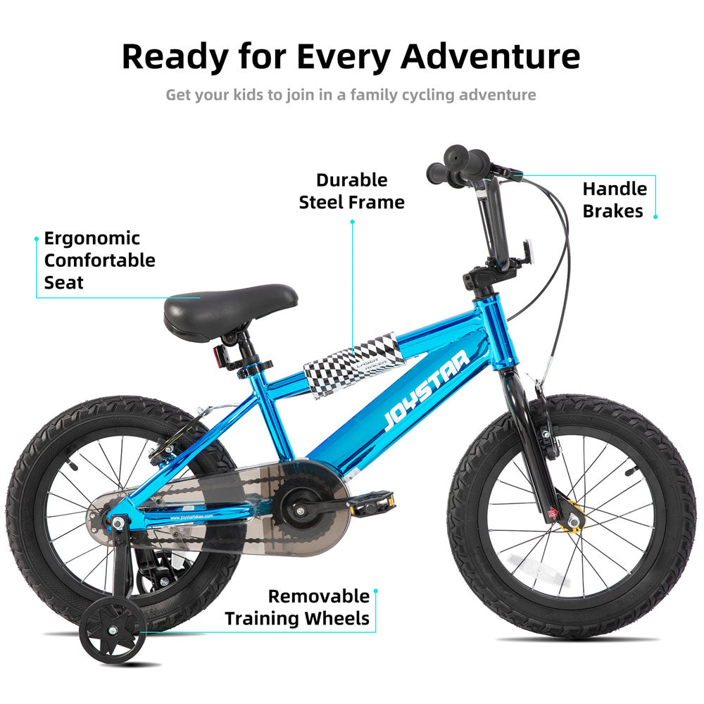 JOYSTAR 16 20 Inch BMX Style Kid's Bikes with Training Wheels