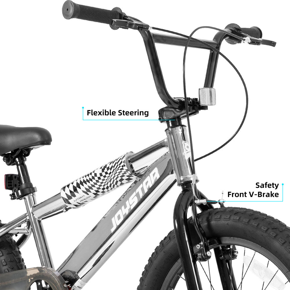 JOYSTAR 16 20 Inch BMX Style Kid's Bikes with Training Wheels