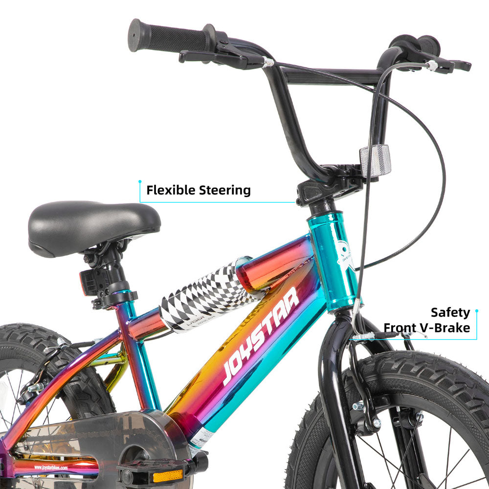 JOYSTAR 16 20 Inch BMX Style Kid's Bikes with Training Wheels