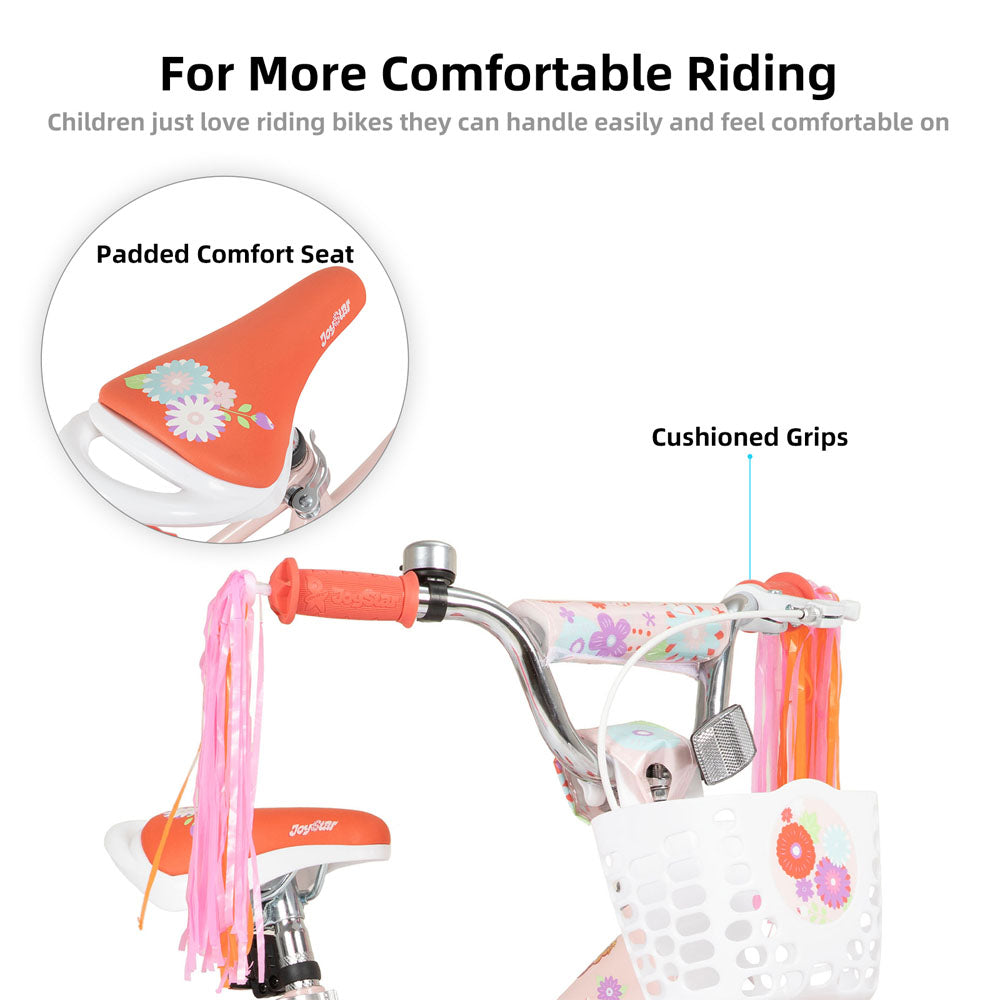JOYSTAR Little Violet Kids Bike for Girls