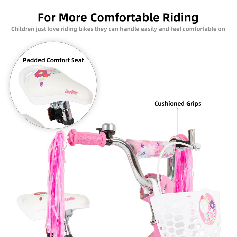 JOYSTAR Little Violet Kids Bike for Girls