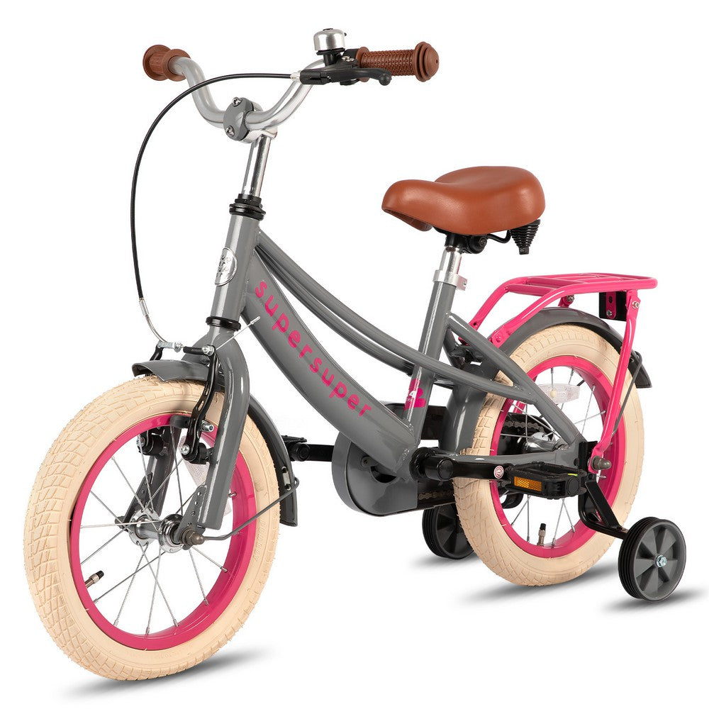 JOYSTAR Lola 16 Inch Girls Bike for 4-7 Year Girls with Rear Rack
